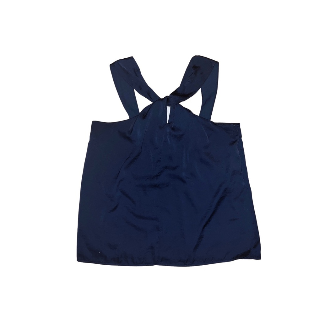 Banana Republic Navy Blue Sleeveless Blouse